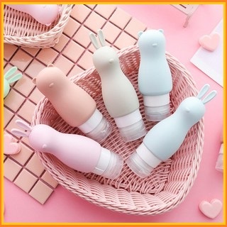 Lọ/Chai Chiết Dầu Gội, Sữa Tắm, Sữa Rửa Mặt Tiện Lợi Chất Liệu Silicon 90ml