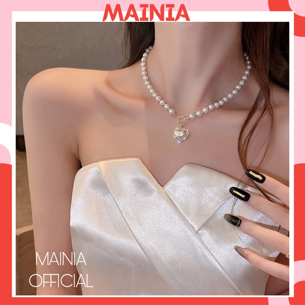 Choker Dây Chuyền Hợp Kim Hàn Quốc Phong Cách Thanh Lịch Qúy Phái Sang Chảng Mainia Shop