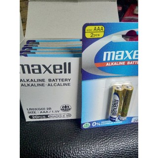 [Vỉ 2 viên]Pin vỉ maxell Alkaline AAA