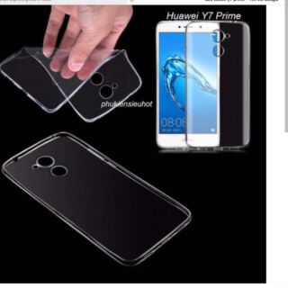 Ốp lưng dẻo cho Huawei Y7 PRIME 2017 trong suốt