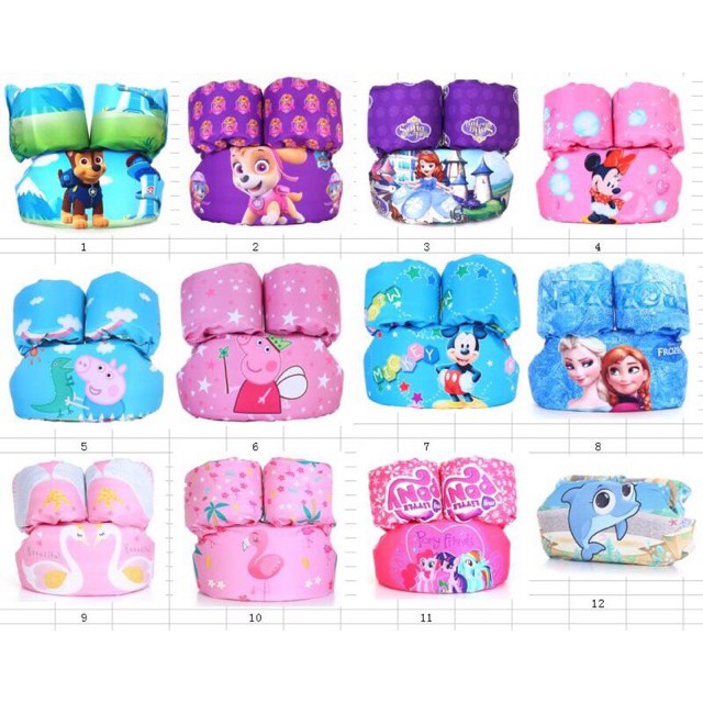 Áo Phao Nâng Đỡ Ngực Kèm Phao Tay Cho Bé