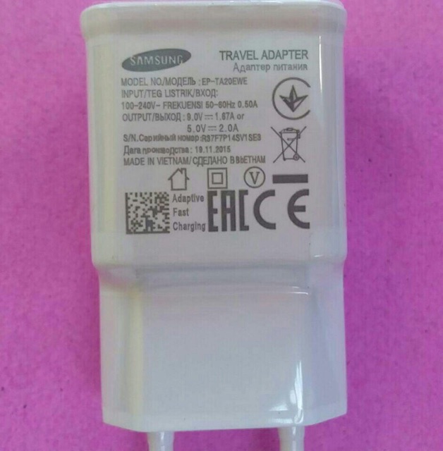 Cóc sạc nhanh samsung