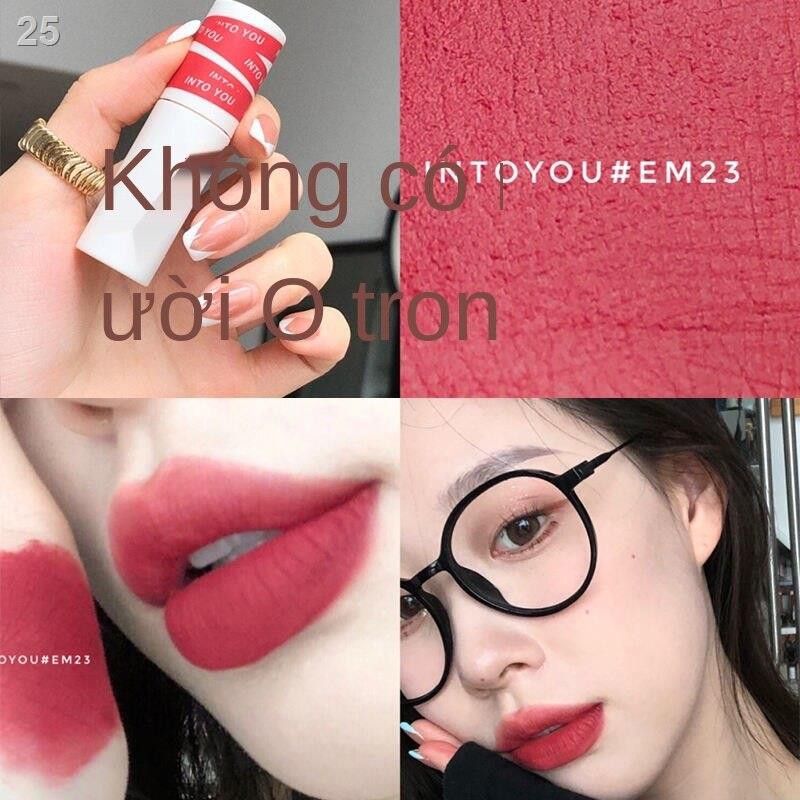 Màu mới cho bạn son bùn nữ anh hùng môi má bóng đa công dụng INTO velvet lip glaze sinh viên Em08 / 23/13