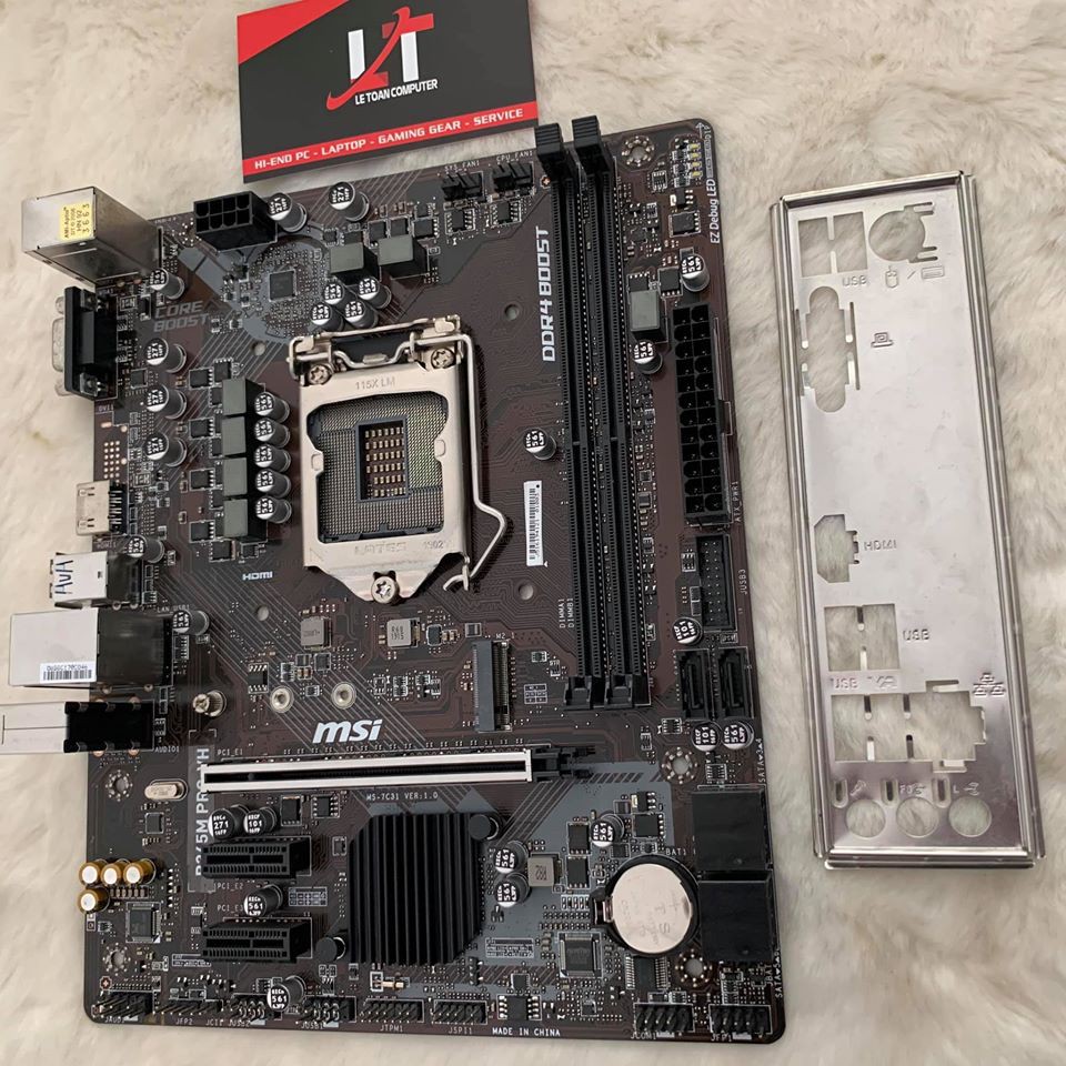 Mainboard Msi B365M Pro - VH Socket 1151v2 (còn bảo hành 10/2022)