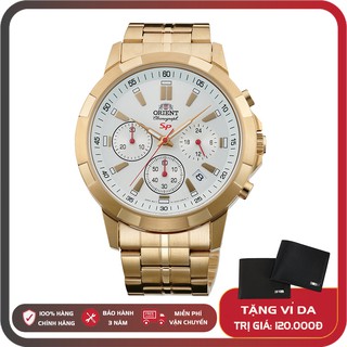 Đồng Hồ Nam Chính Hãng Orient FKV00002W0 Chronograph , Dây Thép