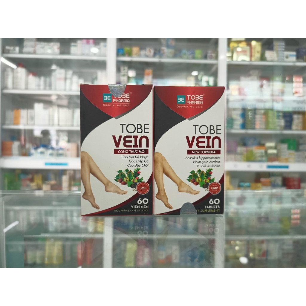 CHÍNH HÃNG - TOBE VEIN H60v - Hỗ trợ người bị trĩ và suy giãn tỉnh mạch