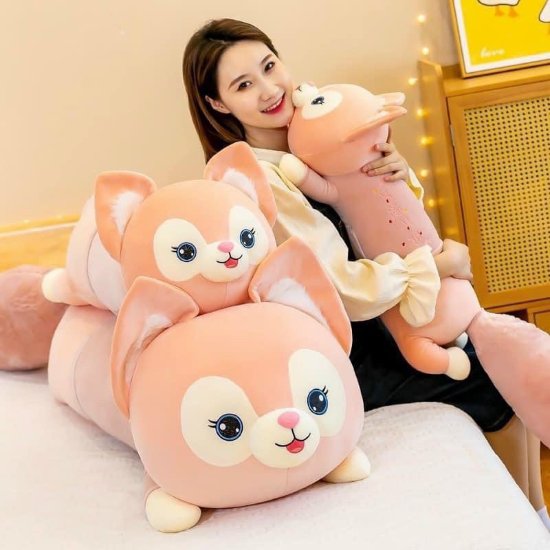 Gấu Bông Hồ Ly , Hồ Ly Đuôi Chồn Size 1M1 Siêu Cute Cho Bé