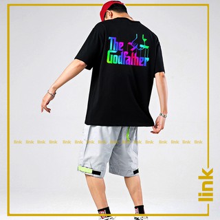 Áo thun phản quang 7 màu GODFATHER bố già ( Đen, Trắng )