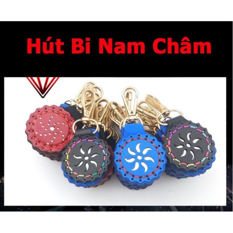 Móc Khóa Nam Châm Hít Bi - Nhiều Màu