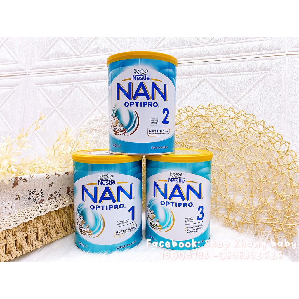 SỮA NAN ÚC 800GR ĐỦ SỐ 2 DATE (2022)