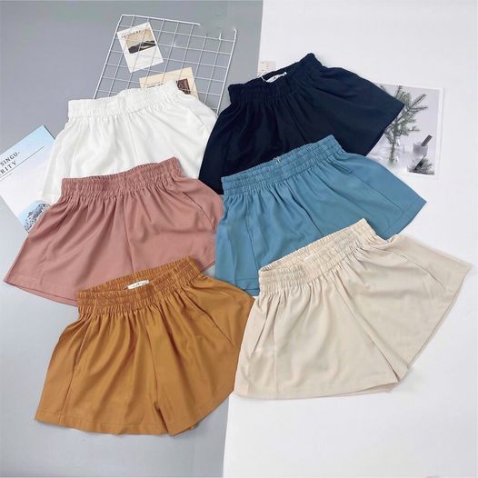 Quần đùi thun nữ FM Style ống rộng bigsize mặc nhà chất vải thun co giãn 4 chiều thoãi mái 220302515 | BigBuy360 - bigbuy360.vn