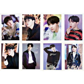 Poster JHope BTS 8 tấm có chữ kí