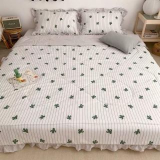 Bộ chăn ga gối đũi Hàn Quốc