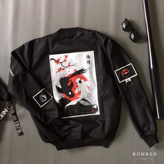 [Ảnh + video thật 100%] Áo khoác Bomber THE.K.O.I (hàng design cao cấp) [Miustore]