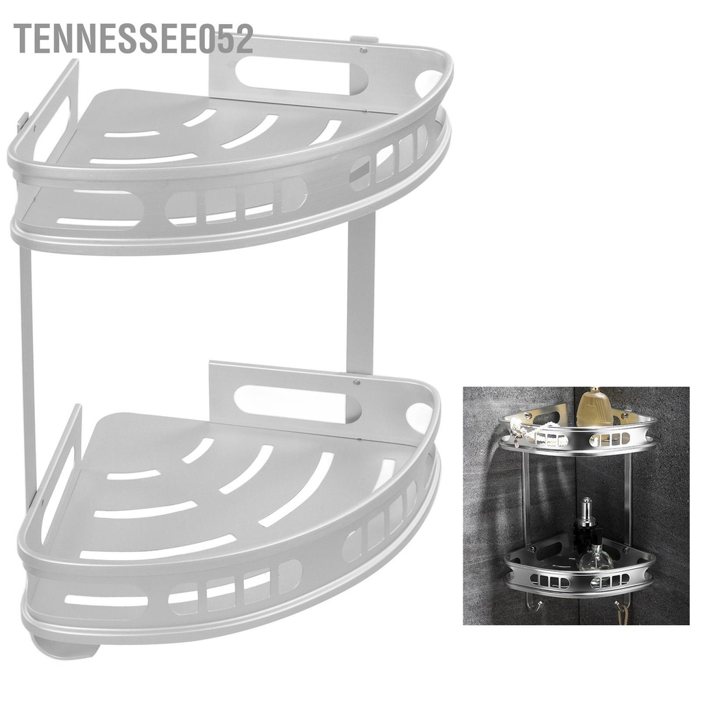 Bộ 2 Giá Đỡ Gắn Góc Tường Hình Tam Giác Bằng Hợp Kim Nhôm Siêu Bền Tiện Dụng Cho Phòng Tắm