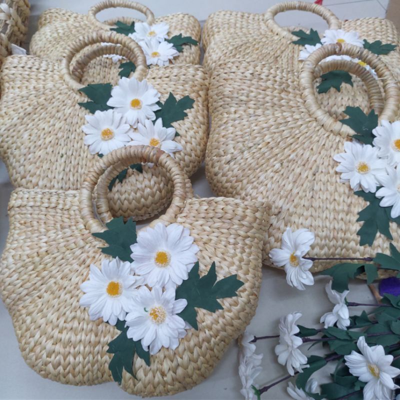 Túi cói lục bình hình