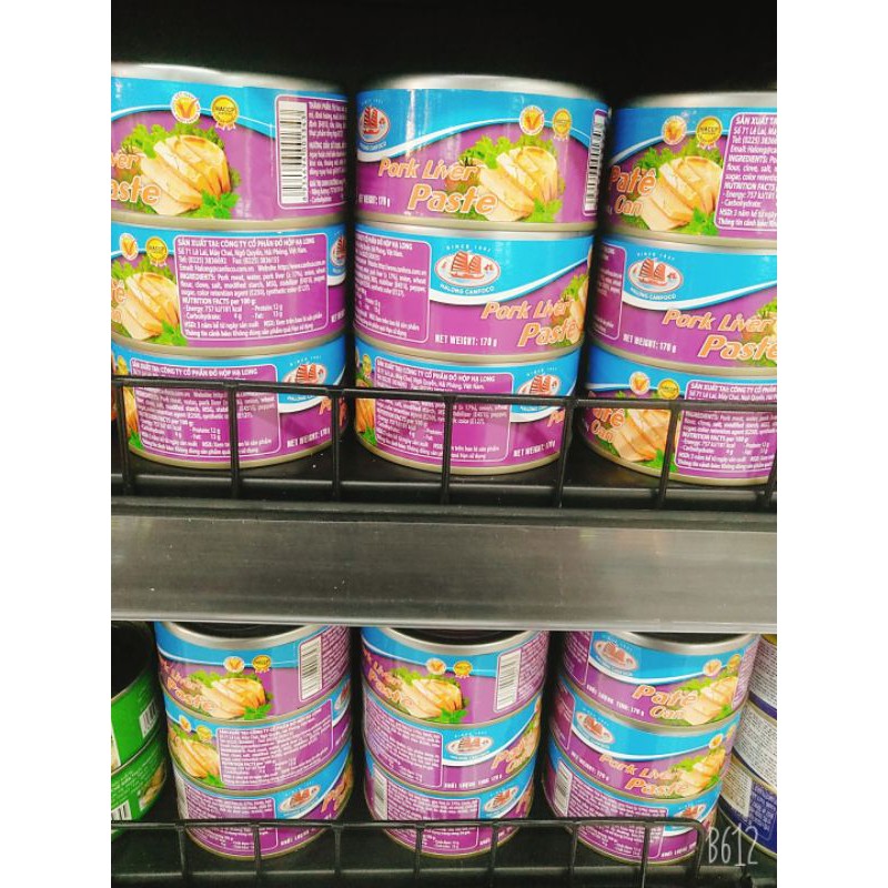 PATE THỊT HEO HỘP 160G HẠ LONG
