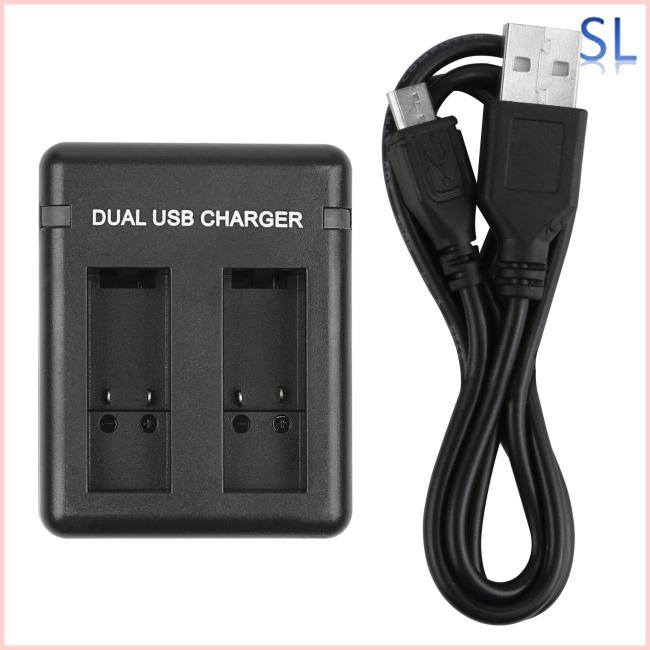 Bộ sạc pin AHDBT-501 khe cổng kép cho GoPro Hero 5 6 7 HERO5