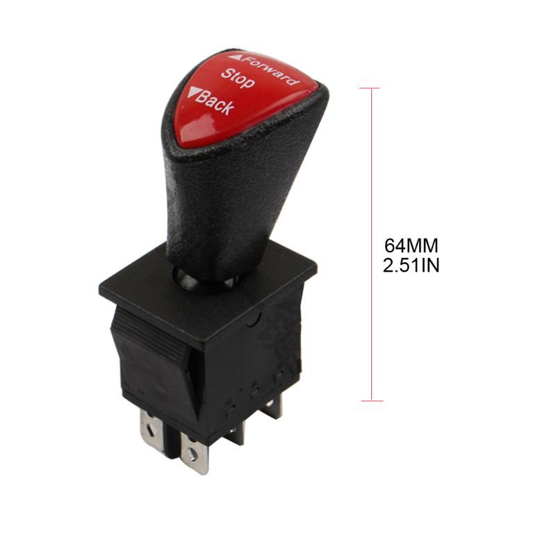Công Tắc Bật Tắt Cho Xe Hơi Kool-Stop-Back Dpdt 6pin Kcd4-604 - 6p