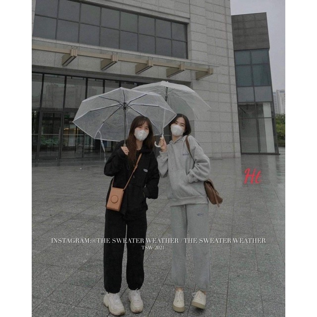 Áo hoodie MOMENT+quần bom da cá HT11