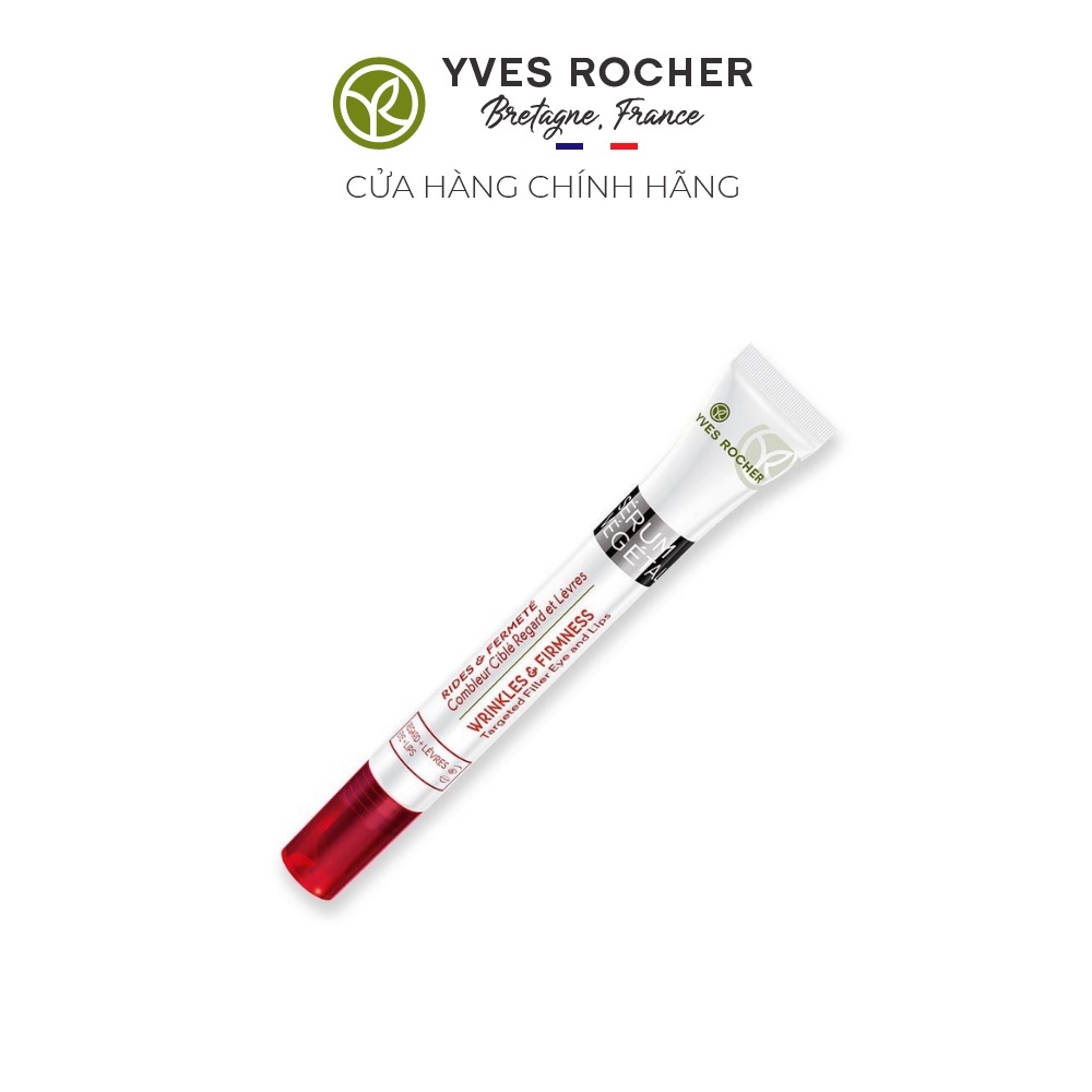 Kem dưỡng chống nhăn và làm sáng vùng da mắt, môi Yves Rocher WRINKLES &amp; FIRMNESS TARGETED FILLER 14ML