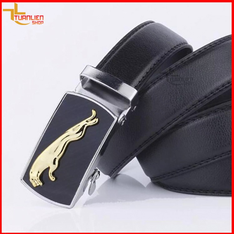 Thắt Lưng Da Nam Khóa Tự Động Dây Nịt Nam Da Cao Cấp 100% Chính Hãng Mạ Vàng Bạc Nam Tính MN9000