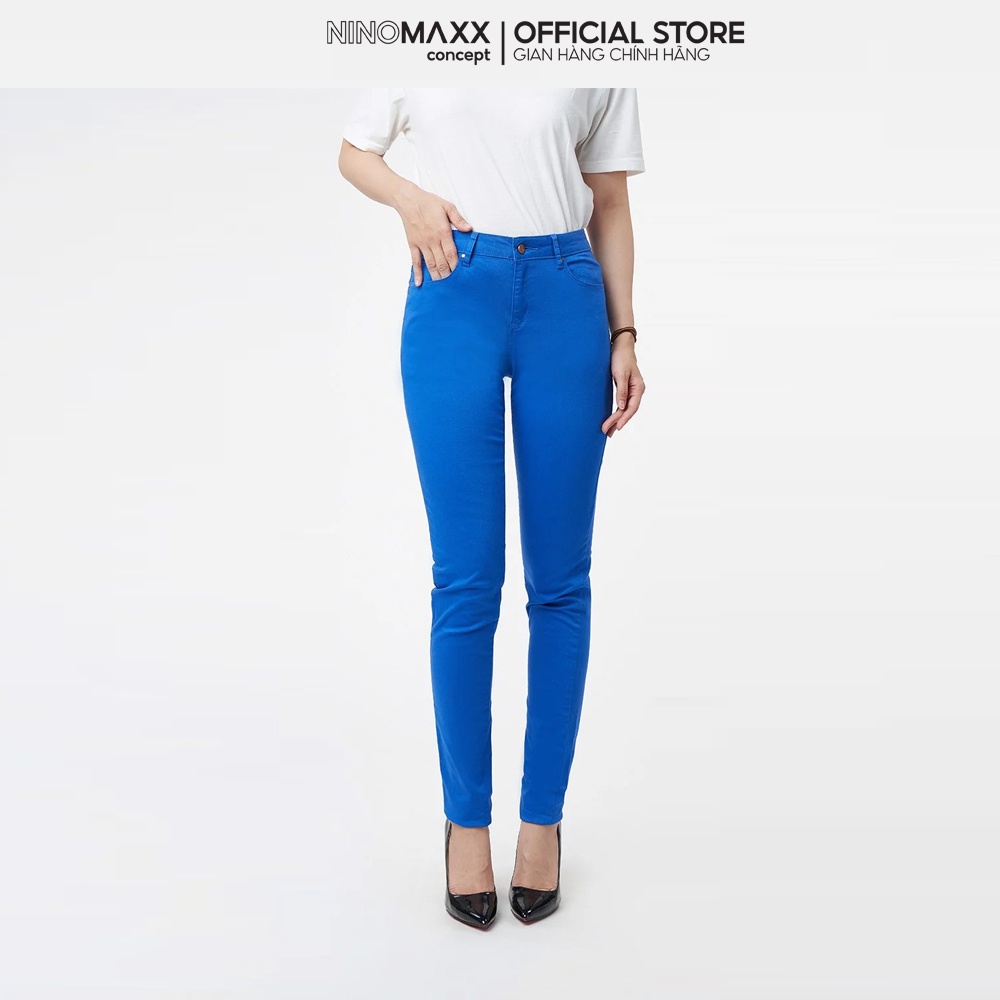 Ninomaxx Quần Kaki jean Basic Nữ dài dáng ôm 1609165