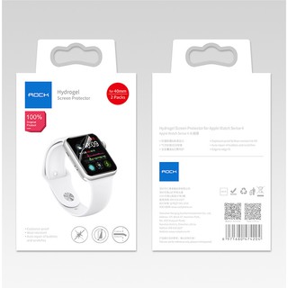 Kính cường lực apple watch serie 4 rock hydrogel gel full viền