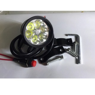 Đèn Trợ Sáng L6 ngắn 6 bóng Led Cực Đẹp Tặng Kèm 1 Công Tắc + Bảo Hành 6 Tháng!