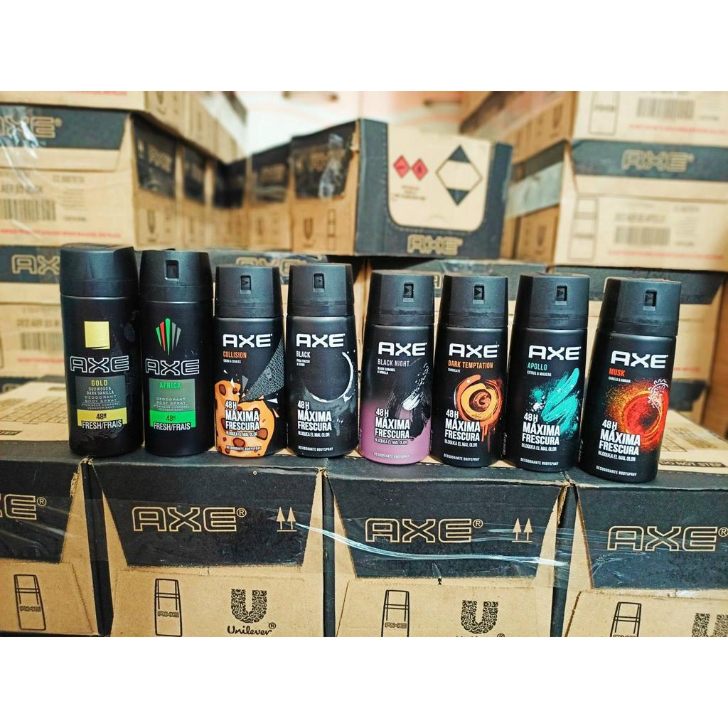 Combo 4 Chai Xịt Khử Mùi body Axe 150ml (giao ngẫu nhiên)
