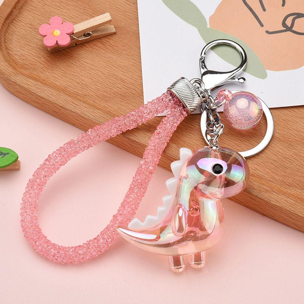 Móc Khóa Hình Khủng Long Bằng Acrylic Dễ Thương