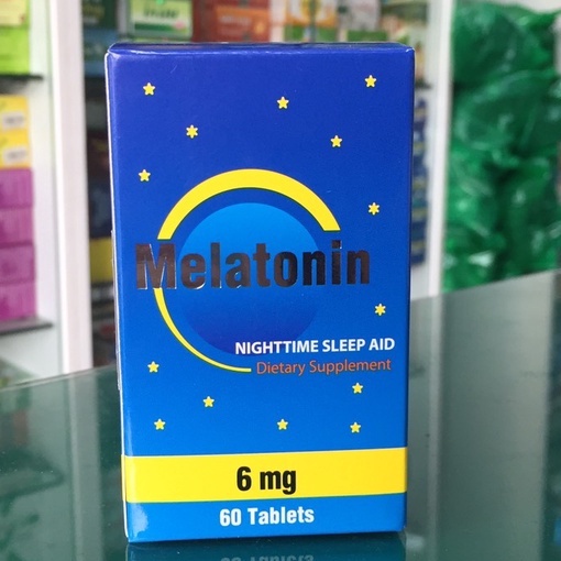 Melatonin 6mg - Hỗ trợ cải thiện tình trạng khó ngủ, mất ngủ kéo dài, giúp hỗ trợ tạo giấc ngủ sâu ( Lọ 60 viên)