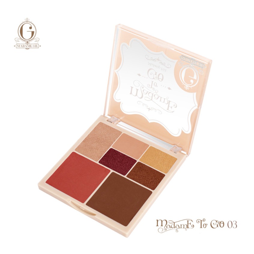 (hàng Mới Về) Bảng Phấn Mắt Madame Gie Madame To Go 3 Variant | BigBuy360 - bigbuy360.vn
