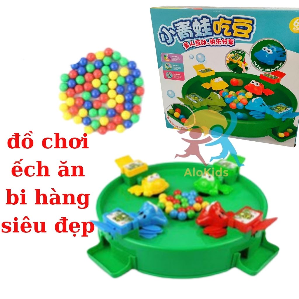 Đồ Chơi Ếch Ăn Bi-Đồ Chơi Trẻ Em Rèn Luyện Sự Nhanh Tay Và Nhanh Mắt Shop Alokidstb