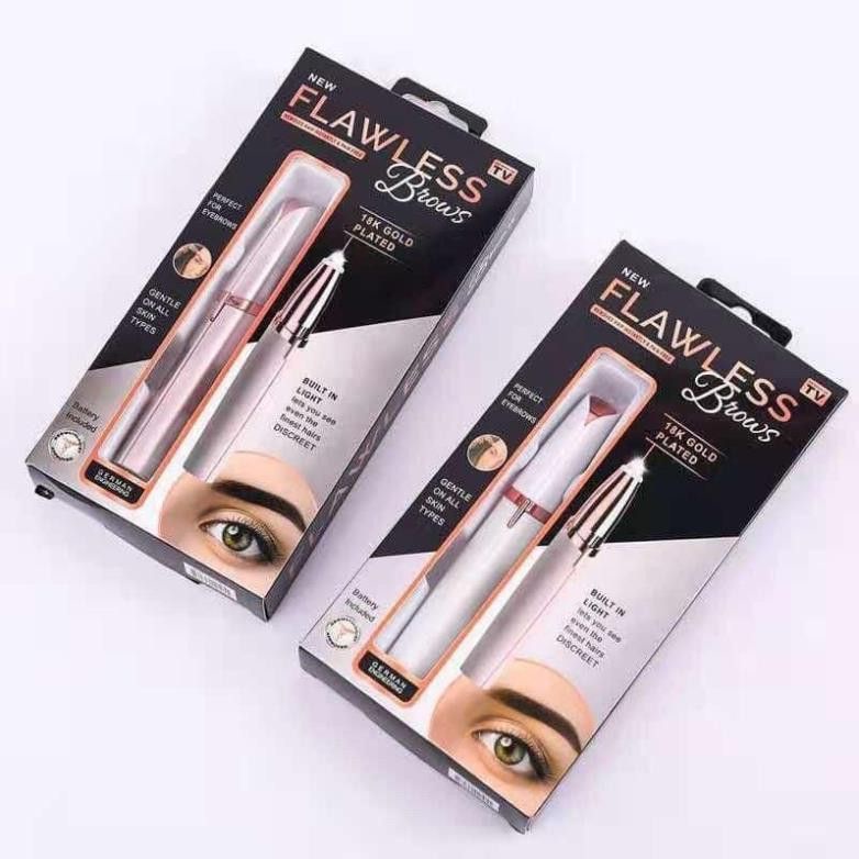 BÚT TỈA LÔNG MÀY - LÔNG TƠ MẶT - RIA MÉP — FLAWLESS BROWS + KÈM PIN