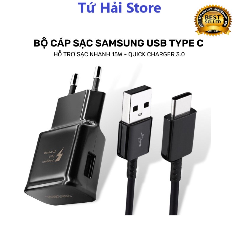 Bộ Sạc Samsung Type C s10, Củ Sạc Dây Sạc TypeC Dùng Cho Các Máy Android, Bảo Hành 6 Tháng Đổi Mới - TuHaiStore