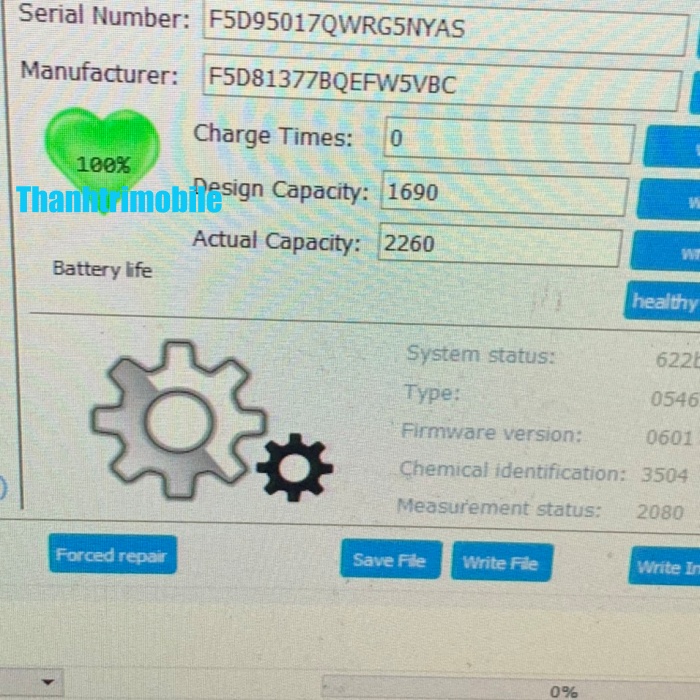 Pin 6s Bison dung lượng cao 2250mAh