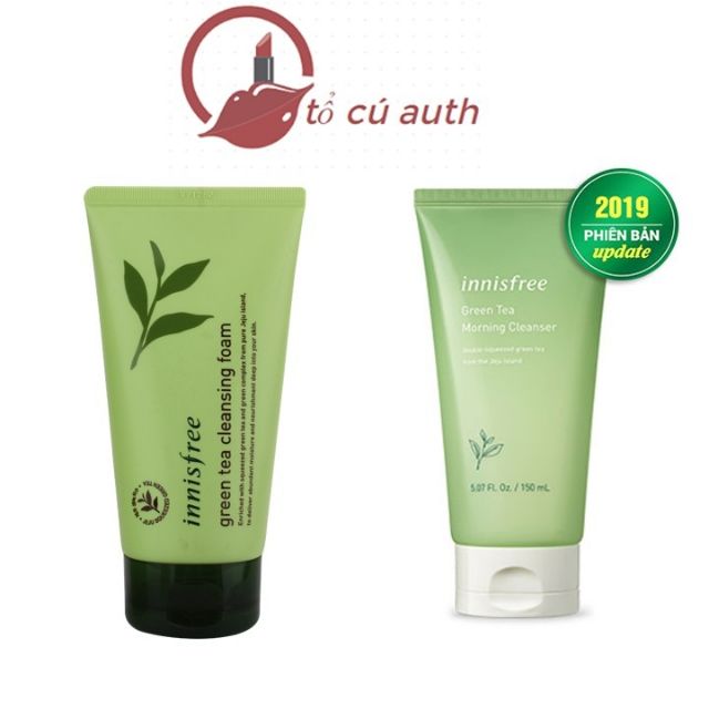 (Auth) Sữa Rửa Mặt Trà Xanh Innisfree