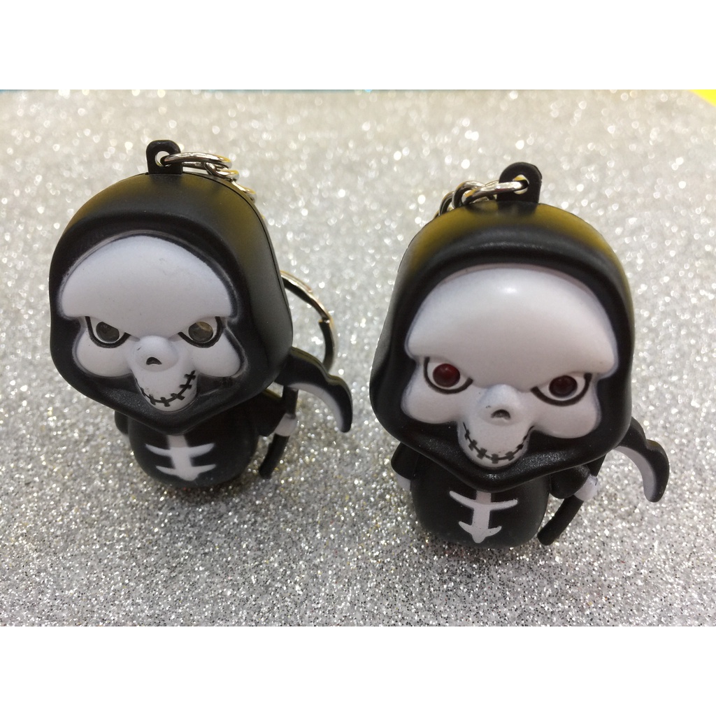 Móc Khóa HÌNH THẦN CHẾT Phát Sáng Đèn Led Có Nhạc Có Đèn 3 trong 1 phong cách độc đáo cá tính xả stress hoặc làm quà