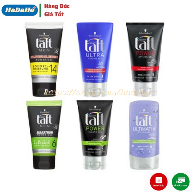 Gel vuốt tóc Taft Schwarzkopf 150ml Đức