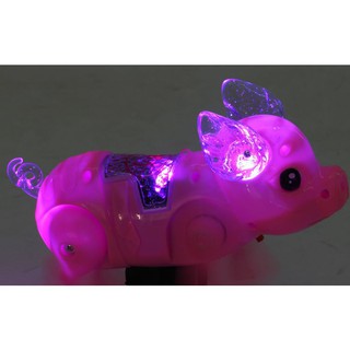 Heo biết đi biết hát, phát sáng