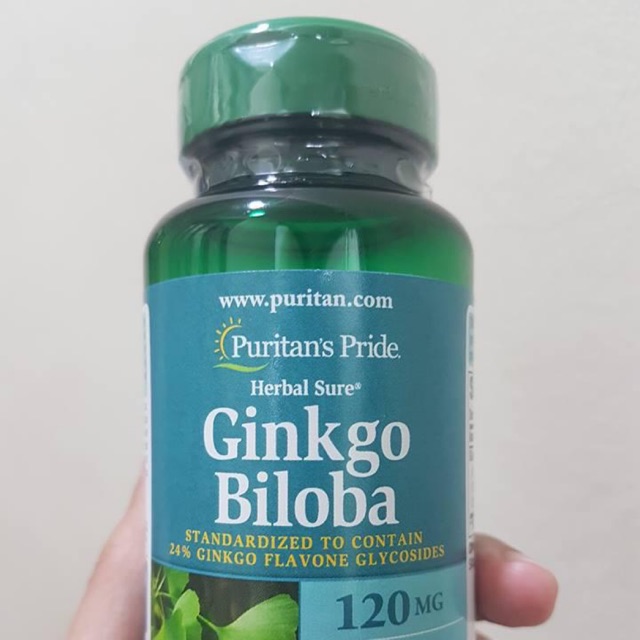 Viên uống Ginkgo Biloba Puritan's Pride 120mg của Mỹ