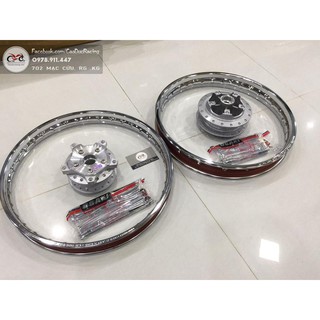 Sỉ Bộ bánh căm EX150 và EX135 (đùm bạc, căm osaki, niềng thái unionvd 1.4 - 1.6)