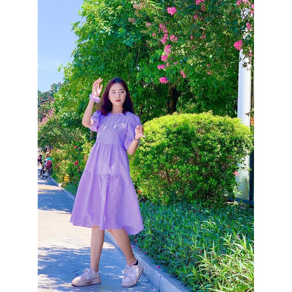 [Mã WA1599 giảm 15% đơn 99k] [ẢNH THẬT SHOP CHỤP] Váy Babydoll hoa cúc dáng dài kèm chun xinh xắn | BigBuy360 - bigbuy360.vn