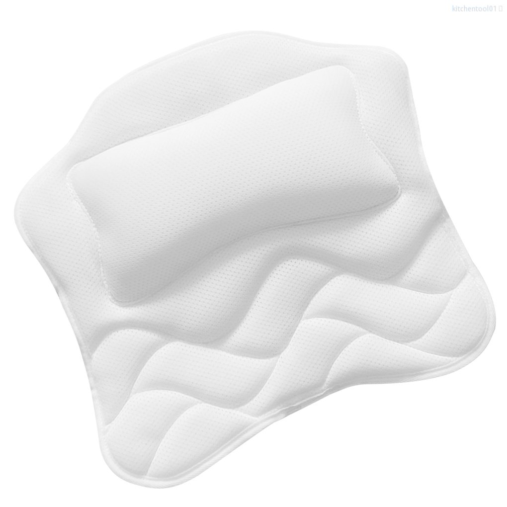 Gối kê đầu và cổ bồn tắm dạng lưới 5D thoáng khí dành cho phòng tắm spa | BigBuy360 - bigbuy360.vn