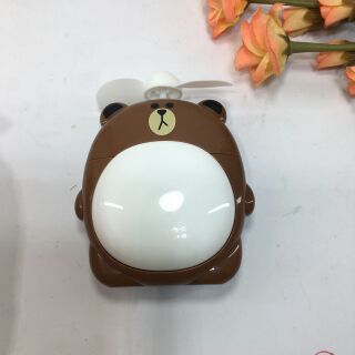 Quạt đèn sạc pin mini USB totoro