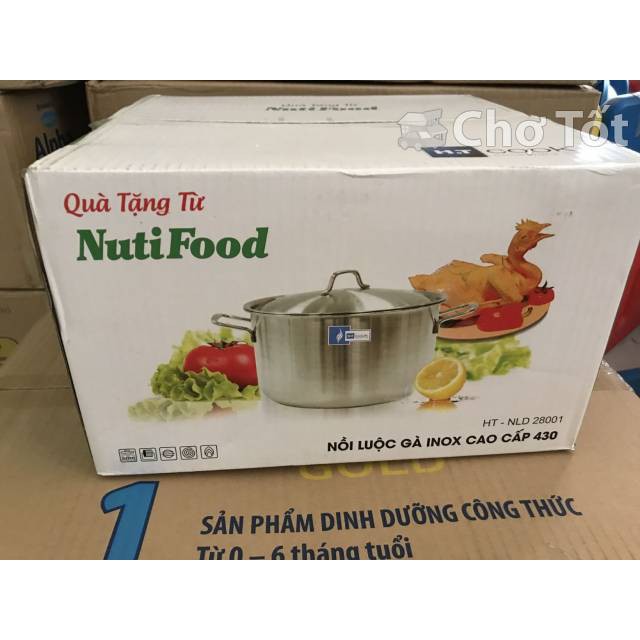 Nồi luộc gà size 28cm – quà tặng từ Nutifood