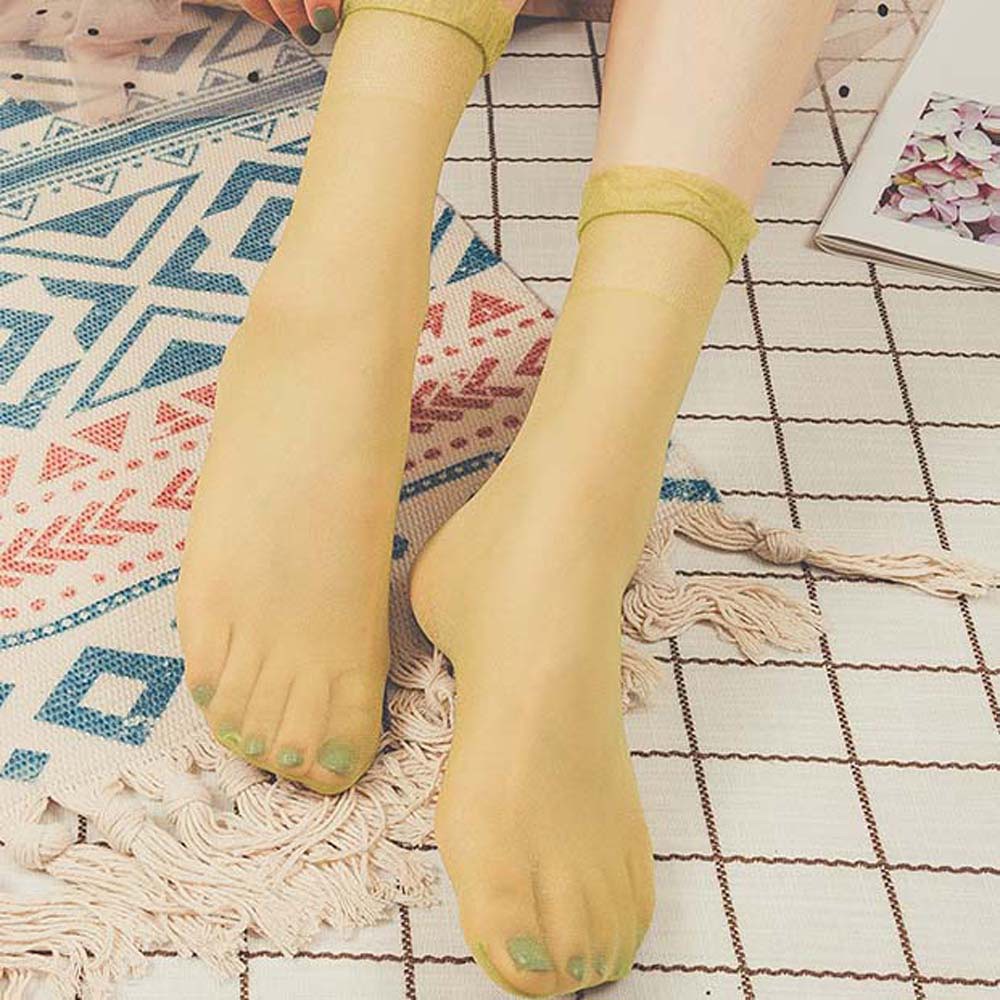 Vớ Lưới Nylon Mỏng Trong Suốt Phối Ren Nhiều Màu Thời Trang Xuân Hè Cho Nữ | BigBuy360 - bigbuy360.vn