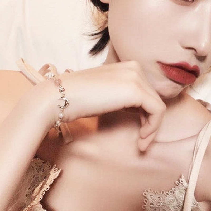 Vòng Tay JP6 Mặt Trăng Và Ngôi Sao Dễ Thương