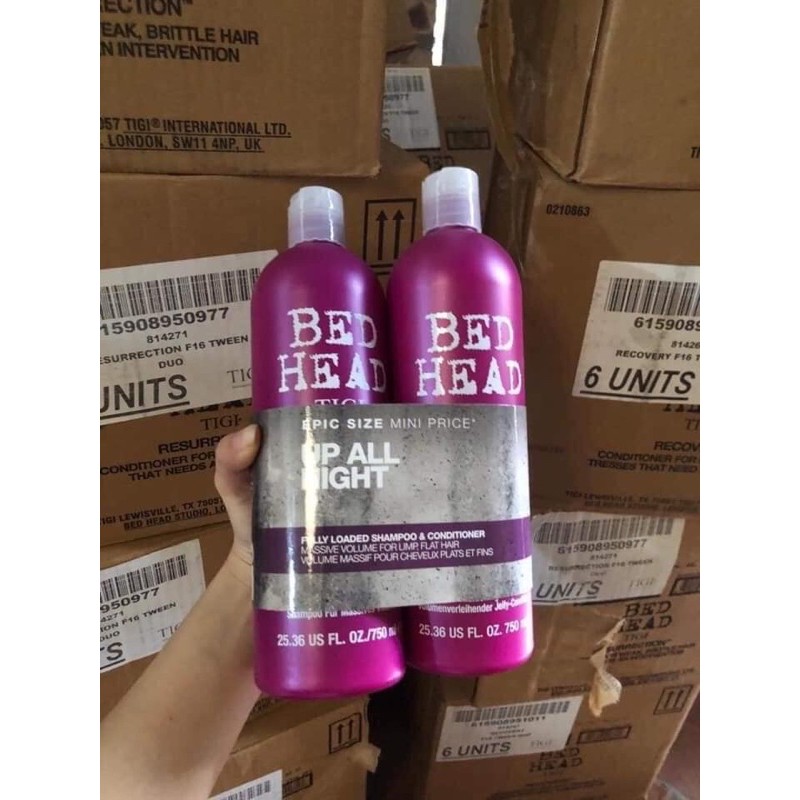 Dầu gội xả tái sinh Tigi Bed Head 750ml (màu tím)